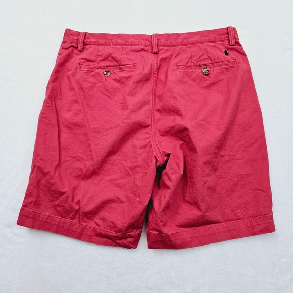 Polo Ralph Lauren Shorts Mens 33W Chino Stretch Classic Red Preppy Coastal Ivy - Picture 3 of 10